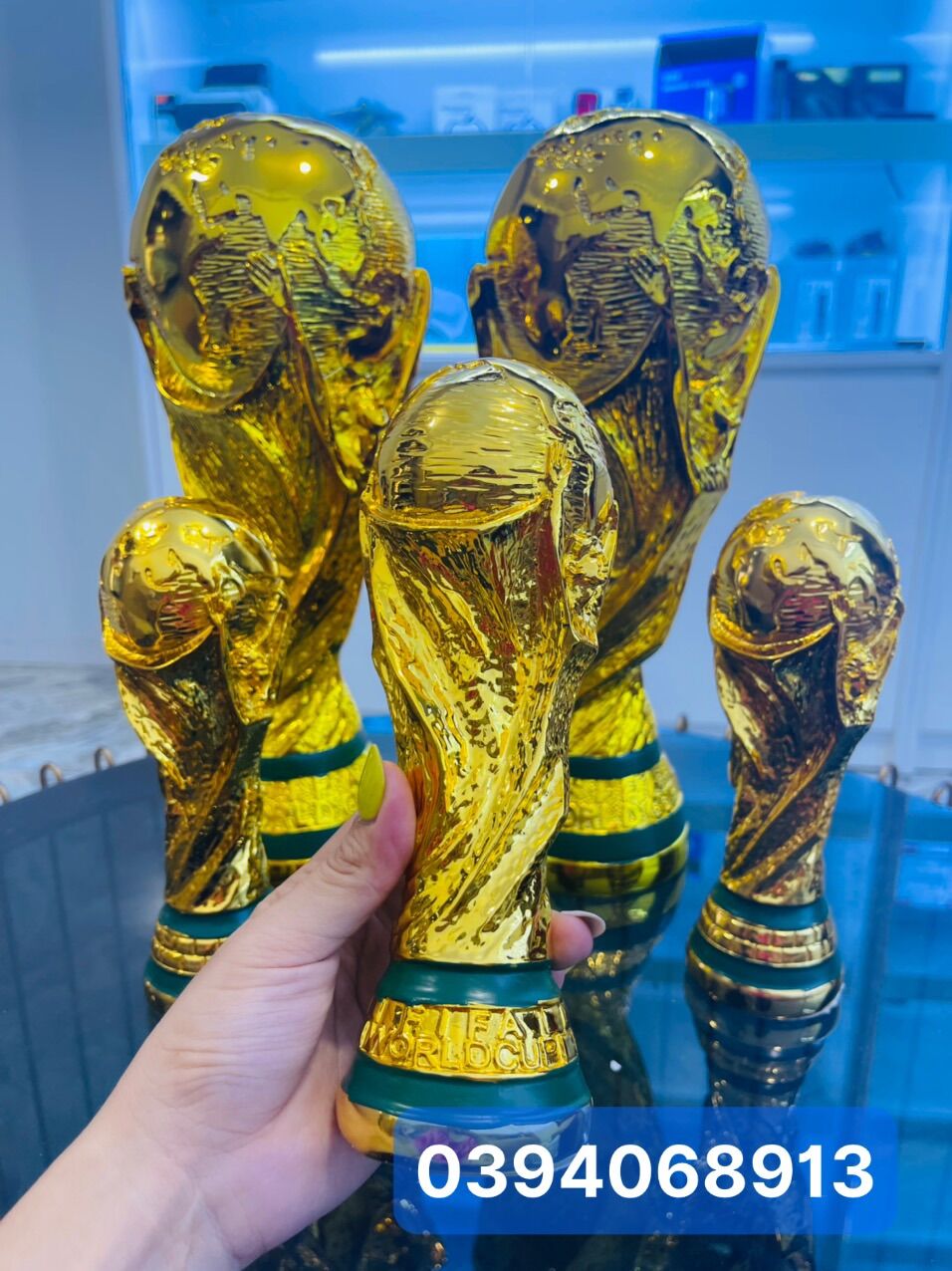 Cúp bóng đá thế giới world cup sz 28cm