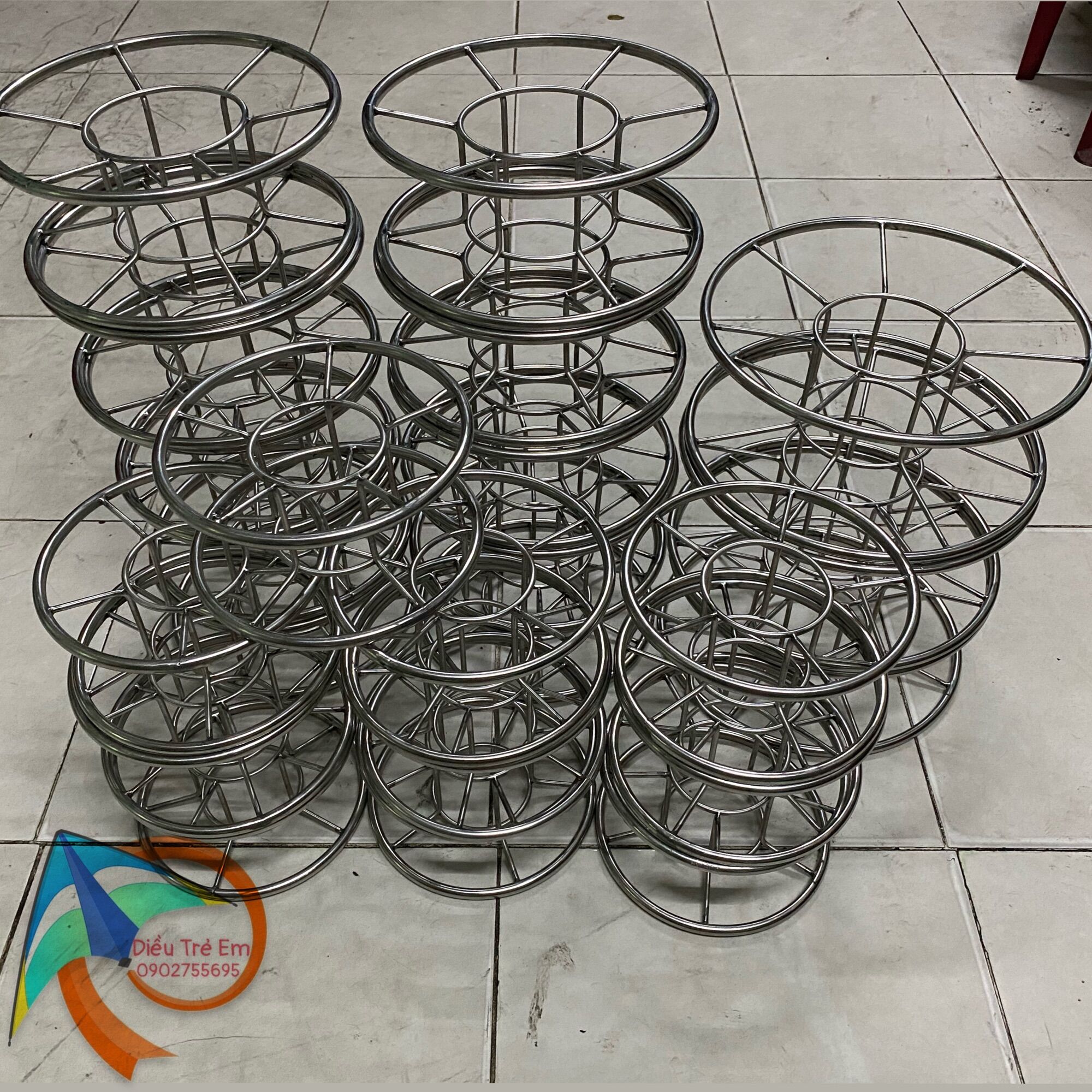 {Phụ Kiện Diều} Guồng thả, guồng inox, guồng chứa dây thả diều