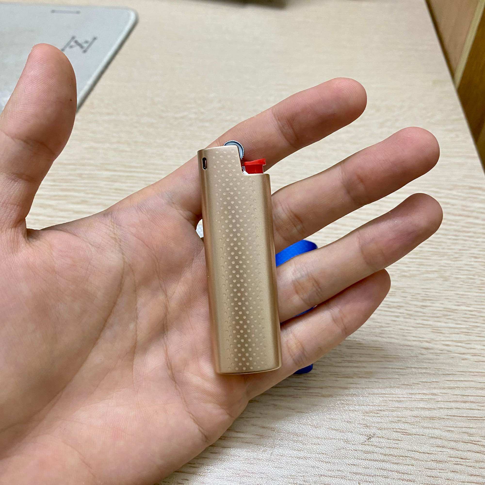 Vỏ Bật Lửa Bic j3 (Kim Loại Sơn Sần)