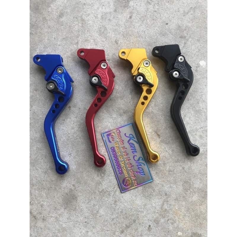 Tay phanh cơ tay thắng đùm 6 số wave 110 nhôm cnc