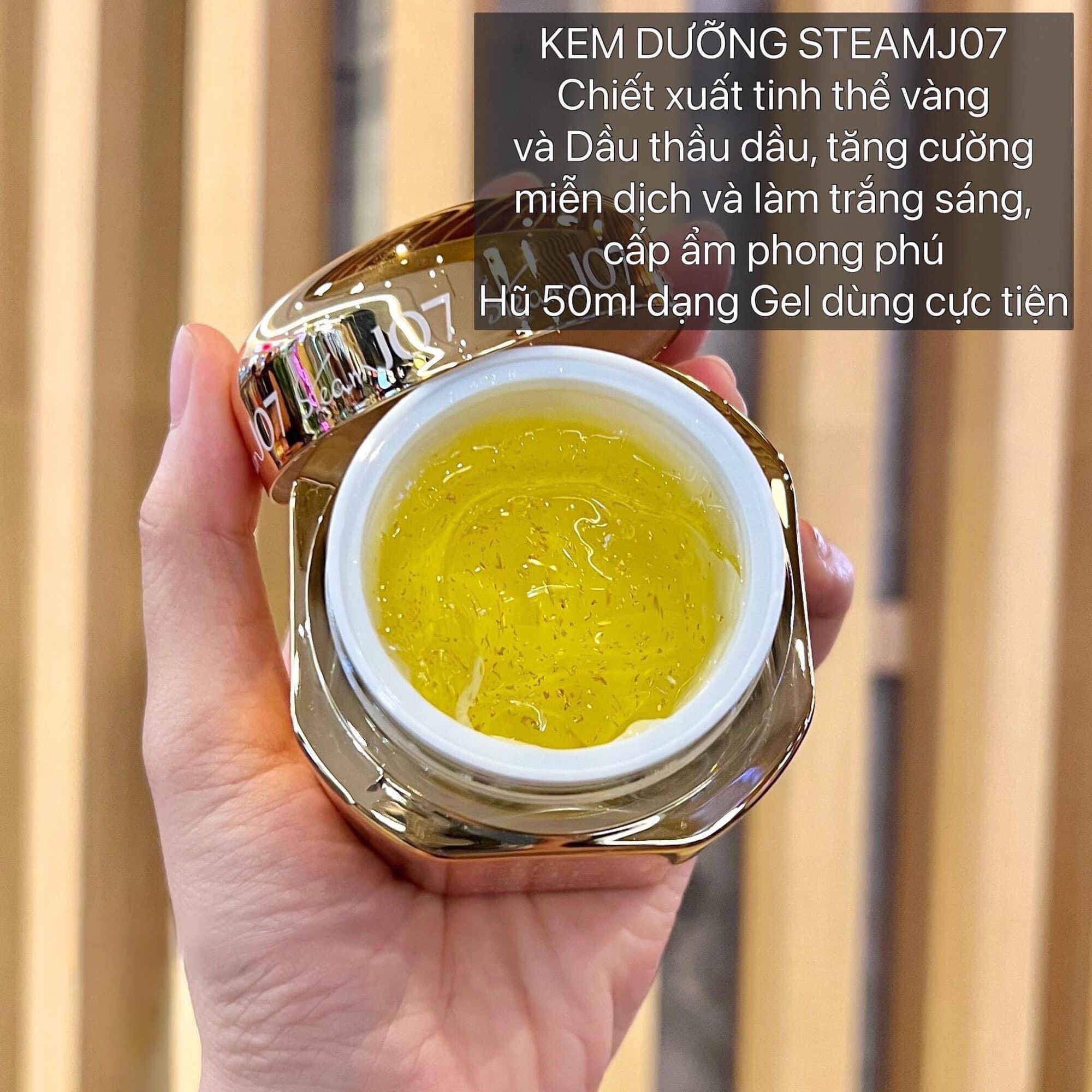 Kem dưỡng đêm vàng non 24k Steam 107 Hongkil Hàn Quốc