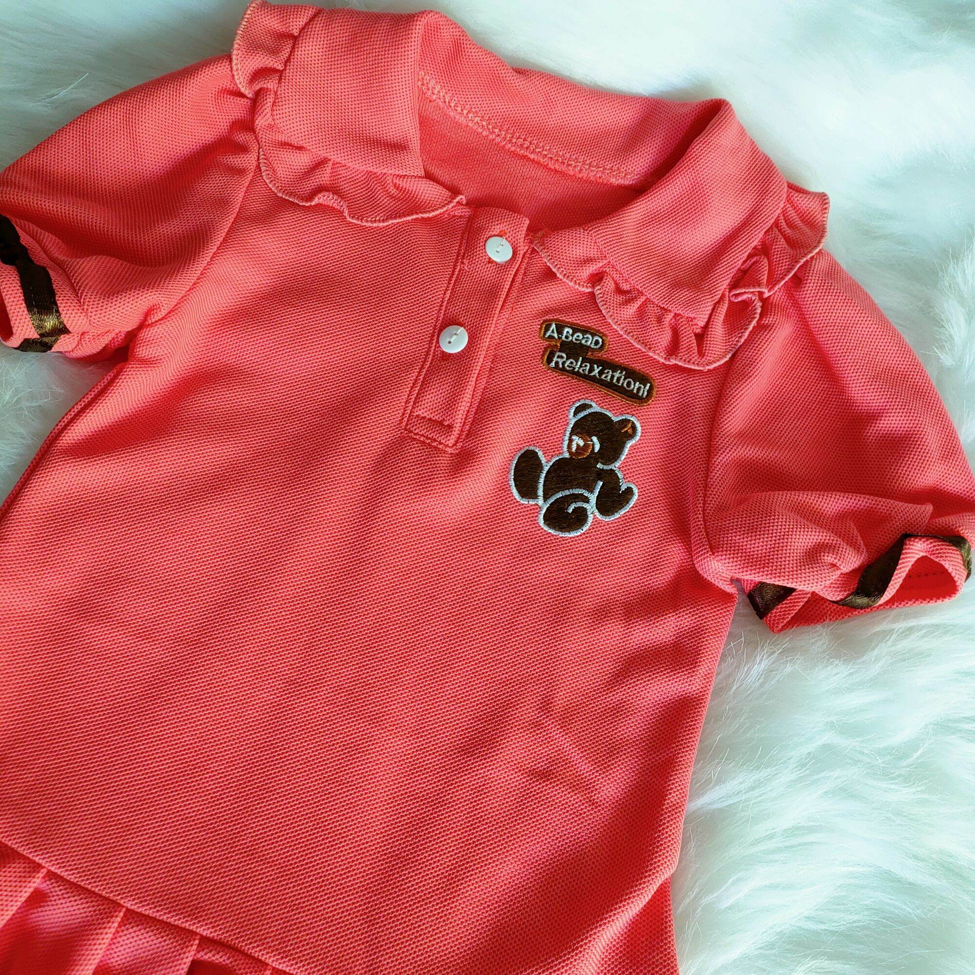 Váy polo bé gái chất polo cotton mềm mát size (8-16kg)