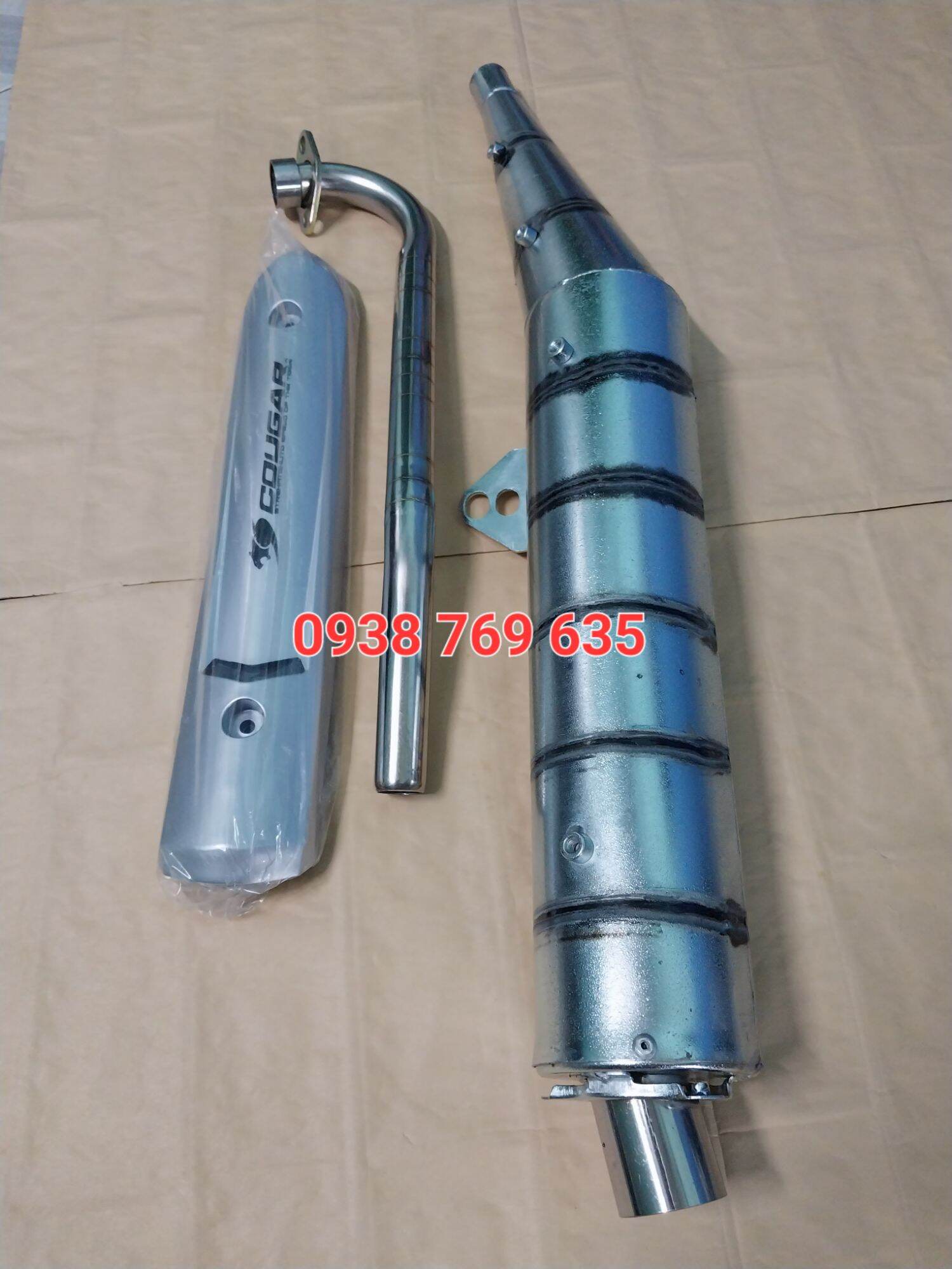 Pô UMA V4 bạc gắn wave sirius jupiter axelo future