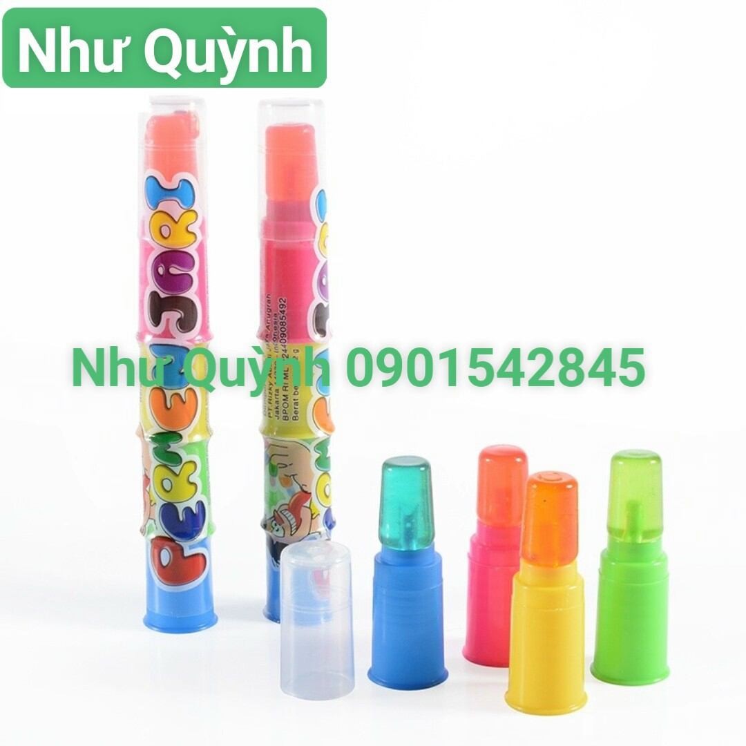 5 cây kẹo 🍭 mút trái cây hình móng tay
