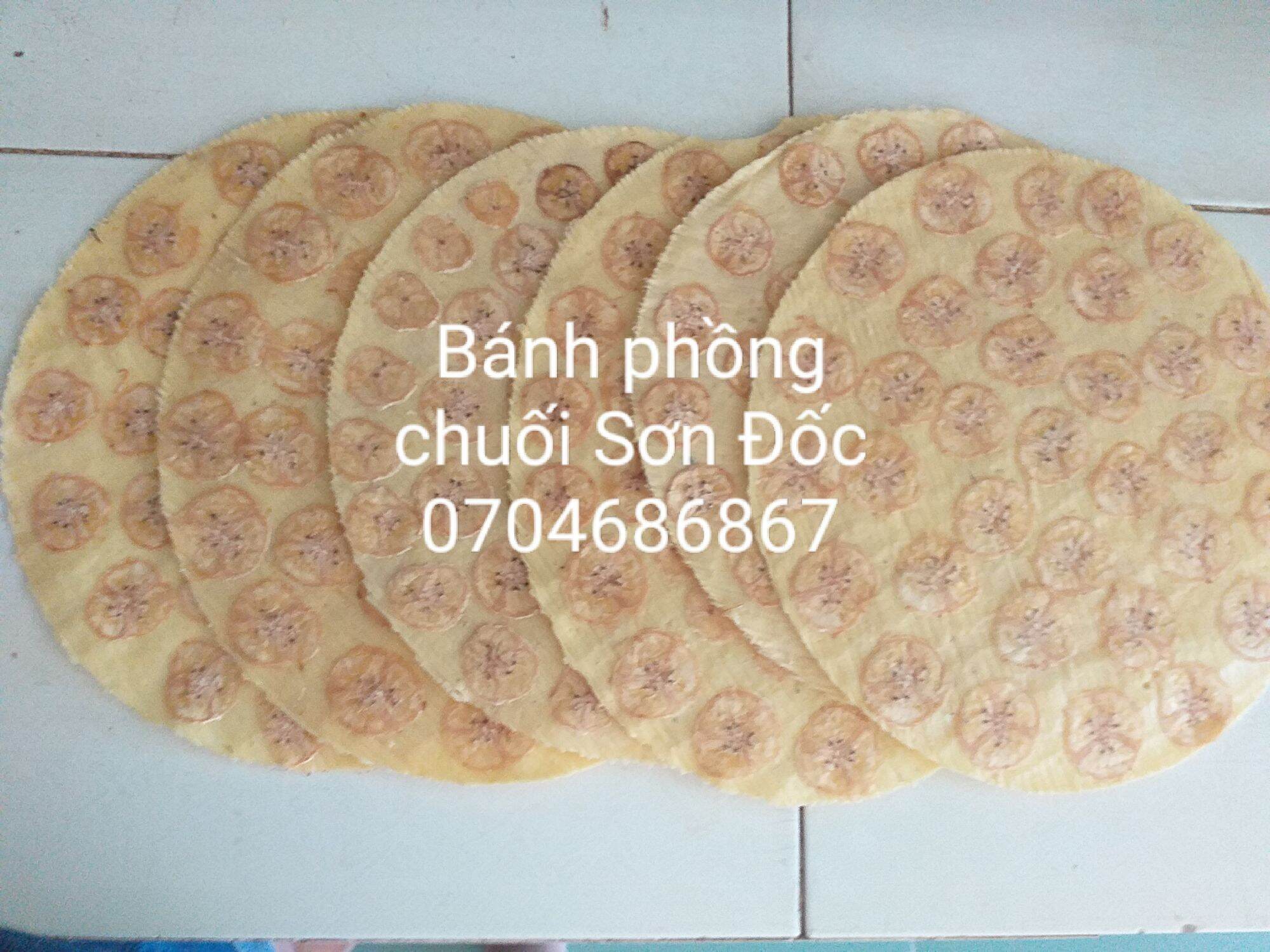 Combo 100 bánh phồng chuối Sơn Đốc