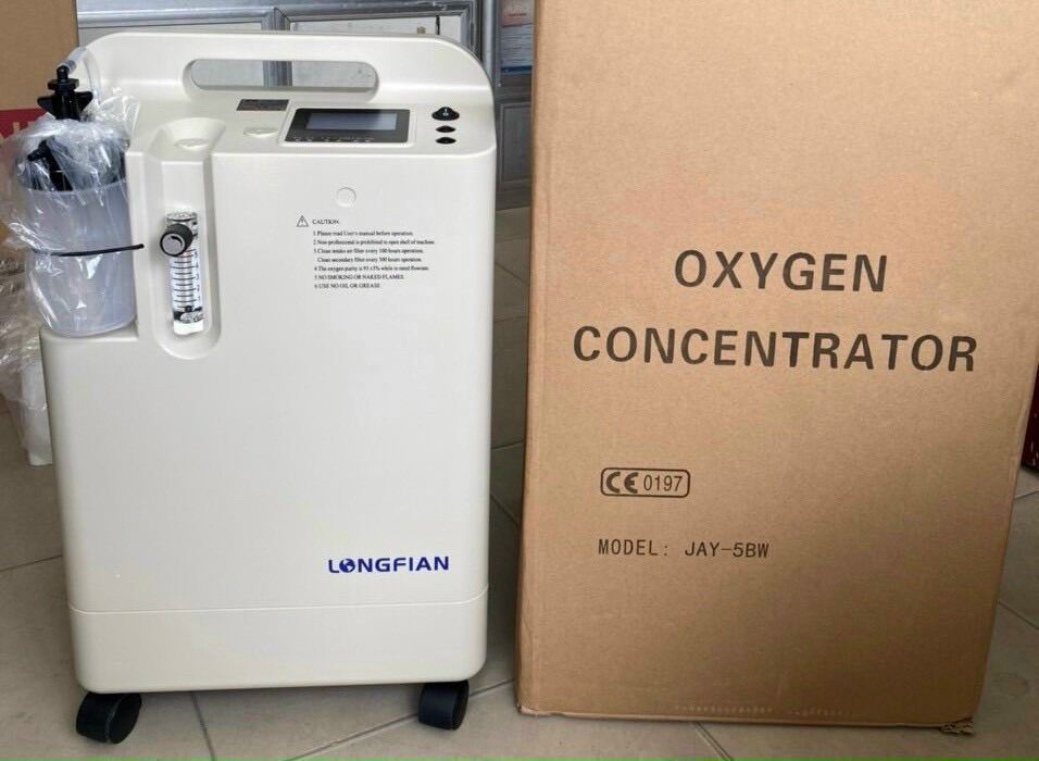Máy tạo oxy y tế Longfian 5 lít Model JAY-5BW- Bảo hành 12 tháng