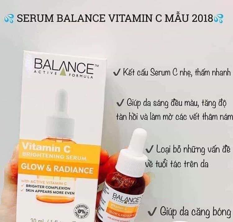Serum vitamin C BALANCE Tinh chất sáng da mờ thâm mụn