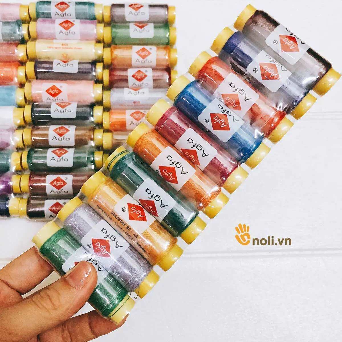 Lốc 10 cuộn chỉ may nhỏ