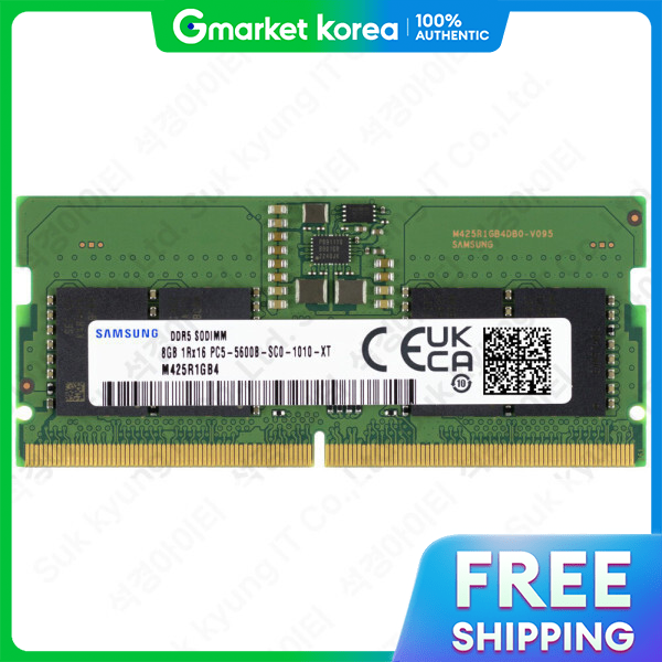 Samsung | Samsung Electronics Laptop Memory Ddr5 5600Mhz 16Gb Skit Giá 6,491,800 Đồng*Miễn phí vận chuyển