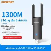COMFAST | USB Thu Wifi CF-812AC Tốc Độ 1300Mbps Băng Tần Kép 2.4/5GHz Nhỏ Gọn Cho PC Laptop Tương Thích MacOS