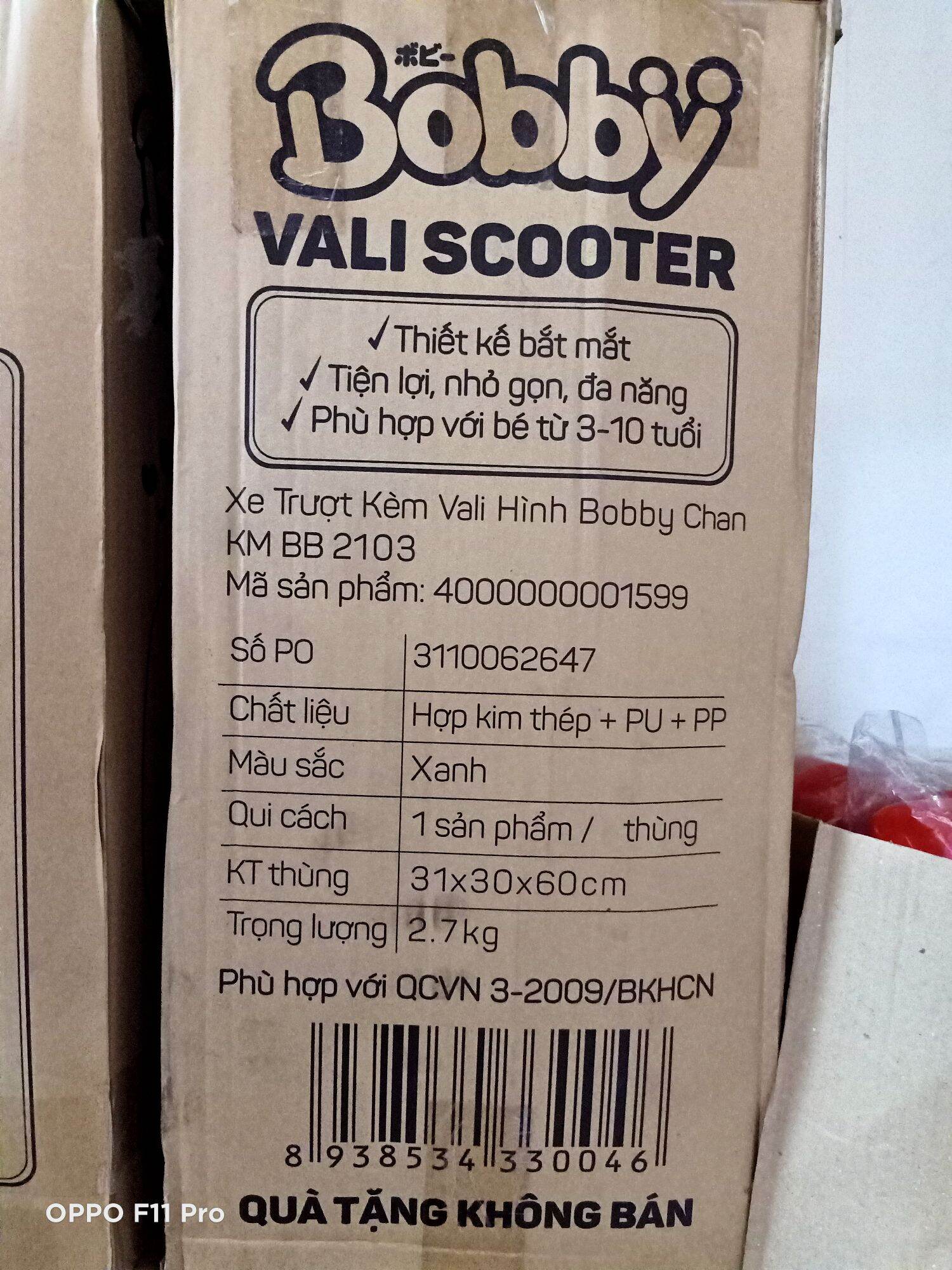 vali scooter 2 in 1 bobby