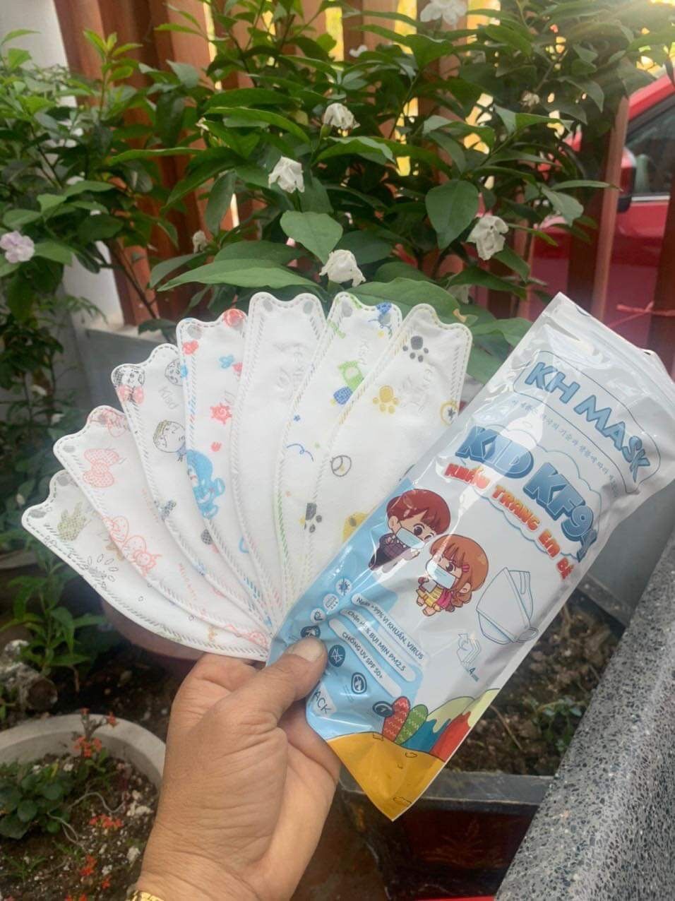 [COMBO 50 cái ]Khẩu trang 4D KF94 EM BÉ (2-6 tuổi )