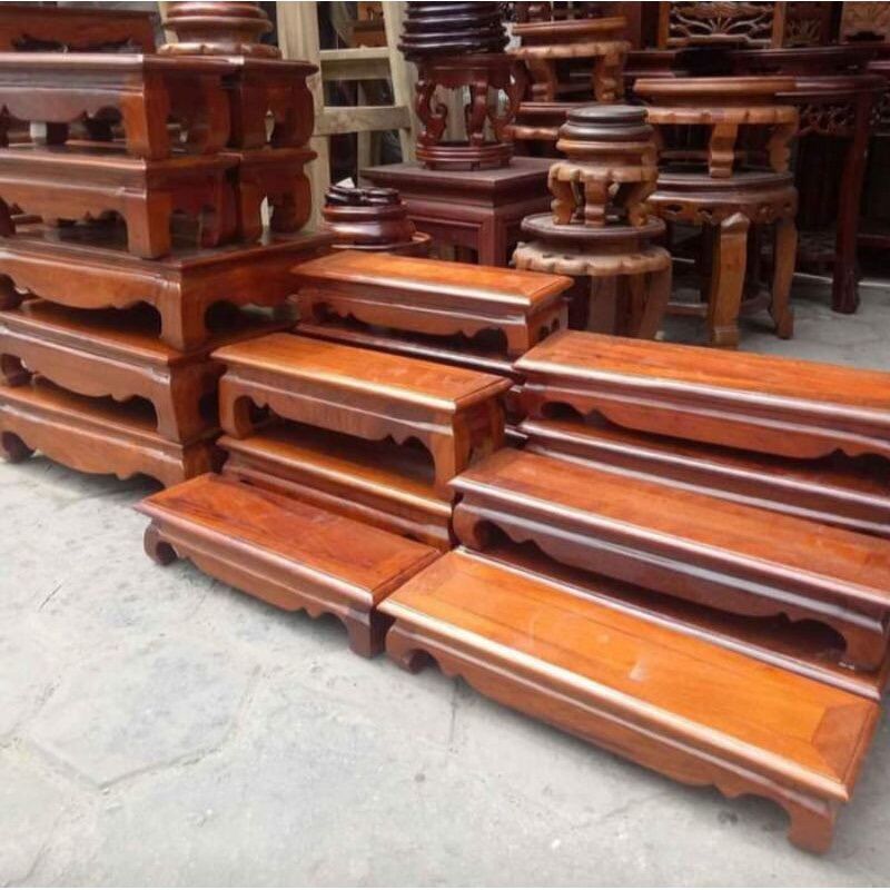 Đế kê khung ảnh thờ gỗ hương