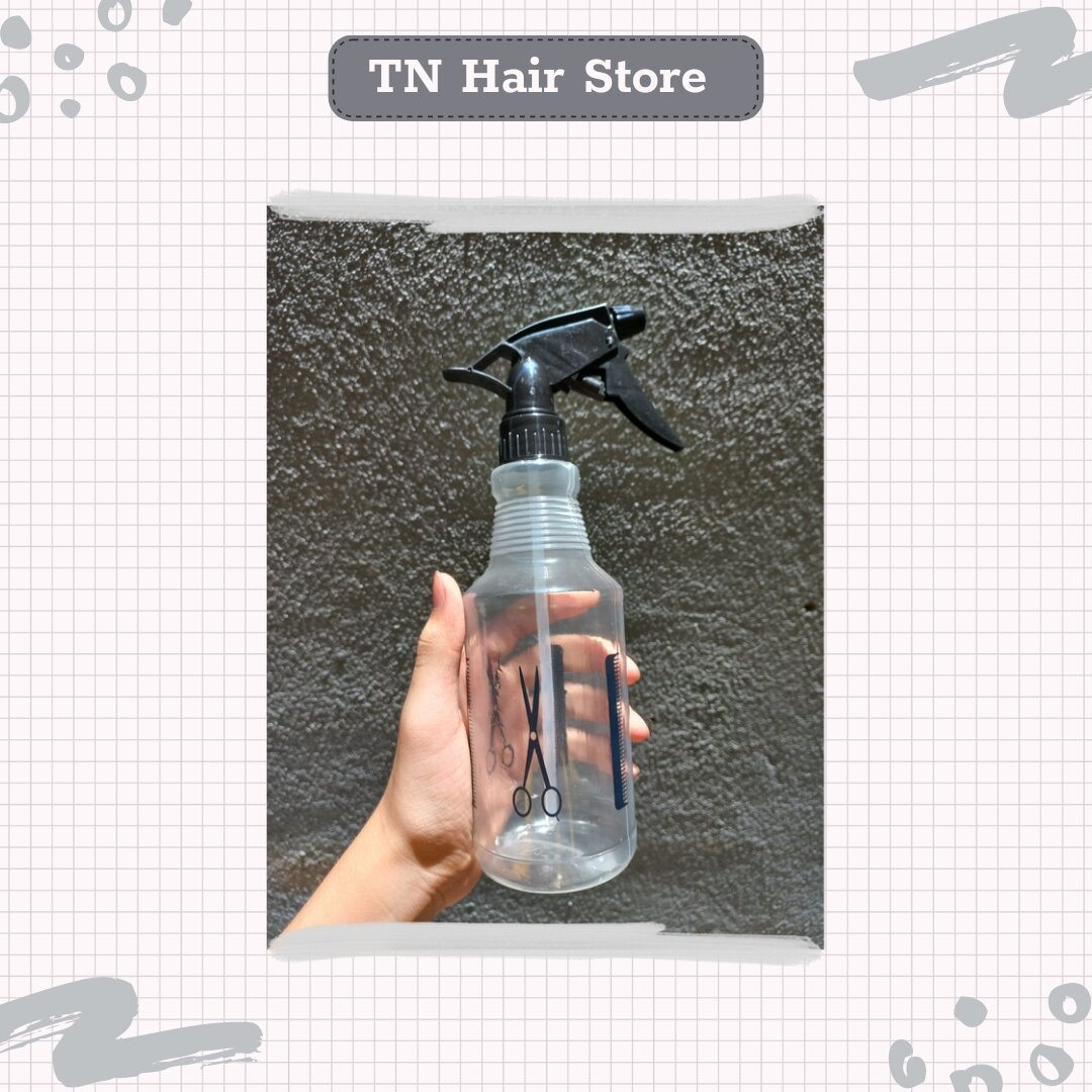 💇💇‍♂️ bình xịt nước hình kéo, lược / dung tích 500ml