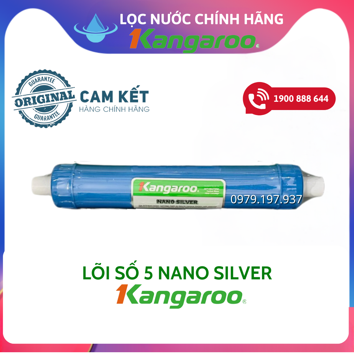 Lõi lọc nước Kangaroo Lõi số 5 nano silver Kangaroo