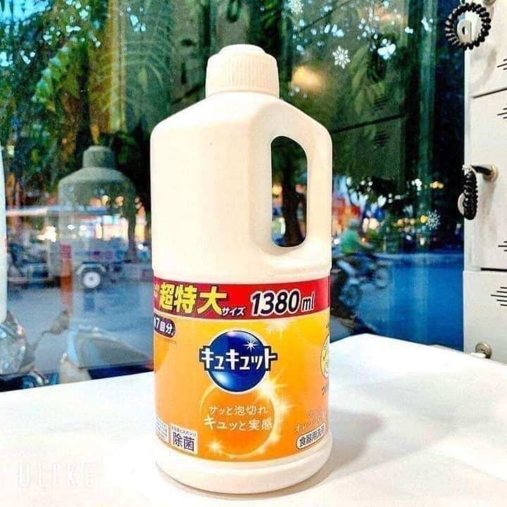 Nước rửa bát Kao Nhật 1380ml đậm đặc
