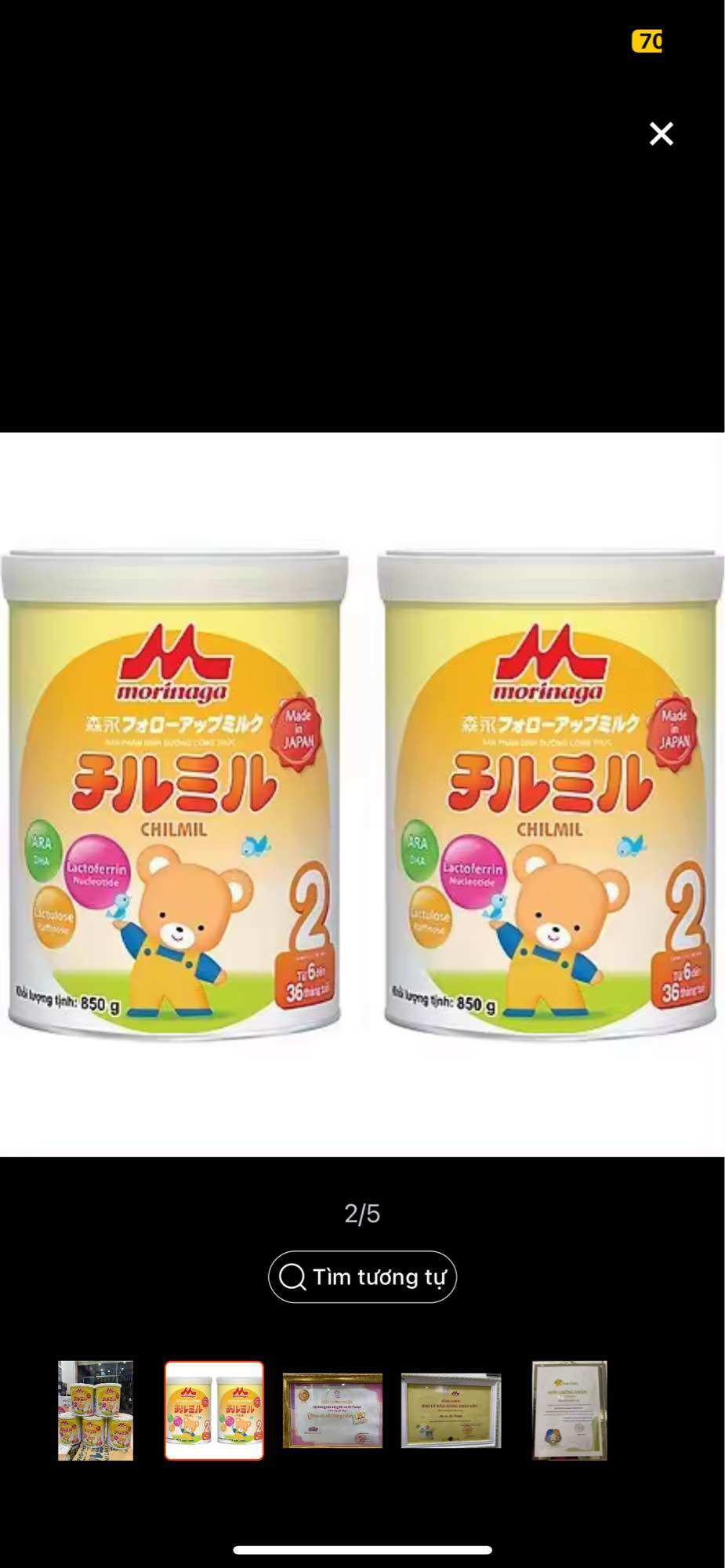 Sữa nhật morinaga số 2 850gr 6-36 tháng xước vỏ lon giảm mạnh 3/2/2024
