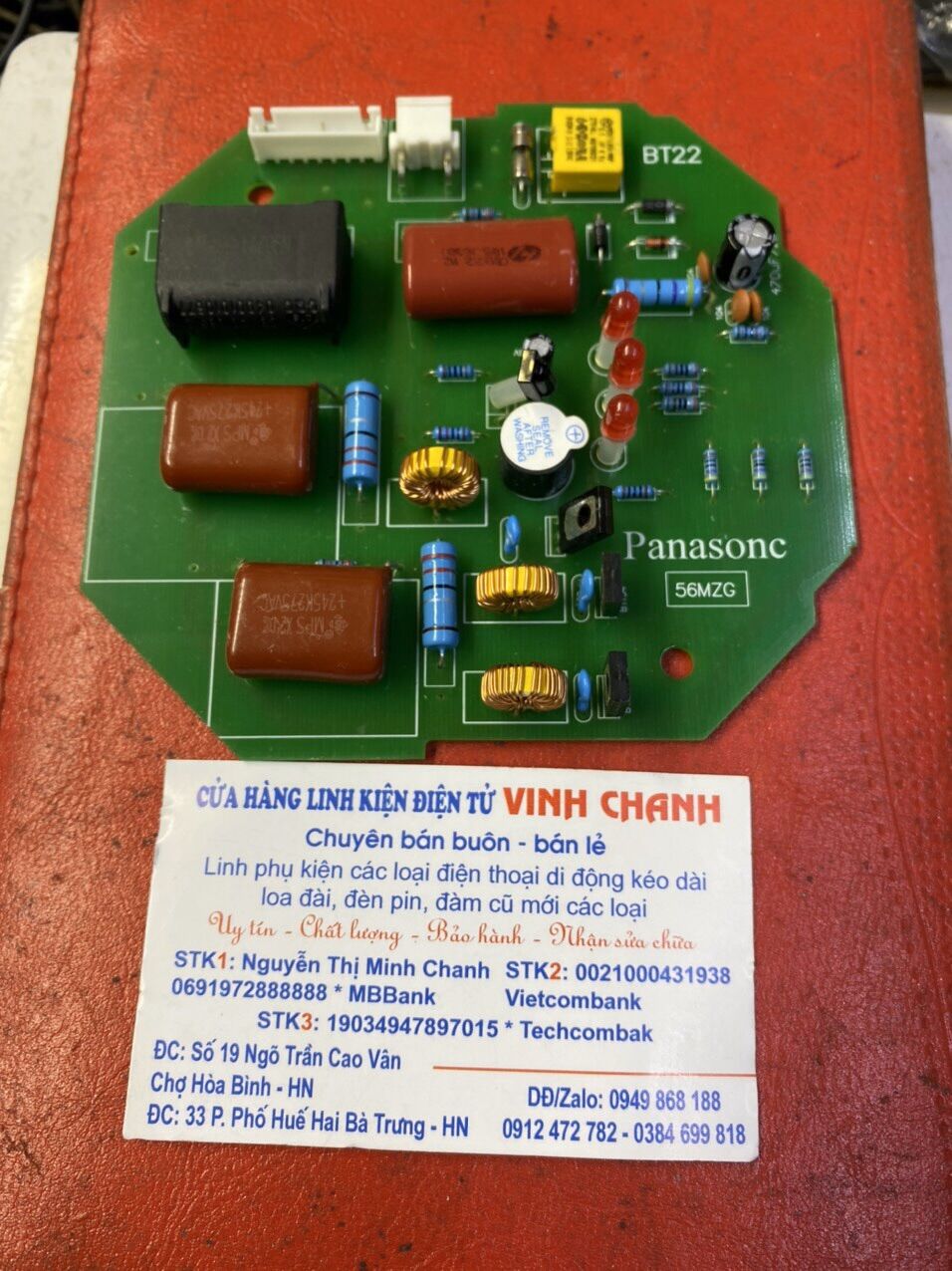Mạch quạt trần panasonic 4 cánh
