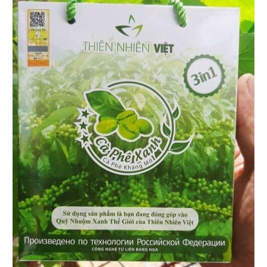 Cafe xanh thiên nhiên việt
