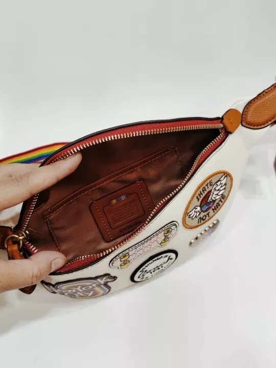 Túi Coa**ch Bao tử CA304 họa tiết Siêu đẹp
