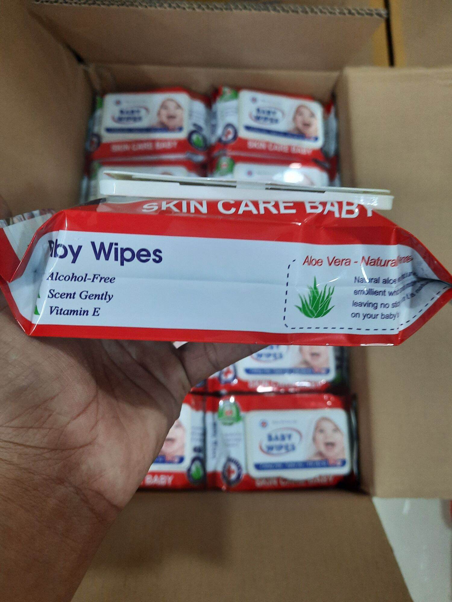 Giá sỉ (COMBO 10 Gói ) Khăn ướt cao cấp Baby Wipes 80g