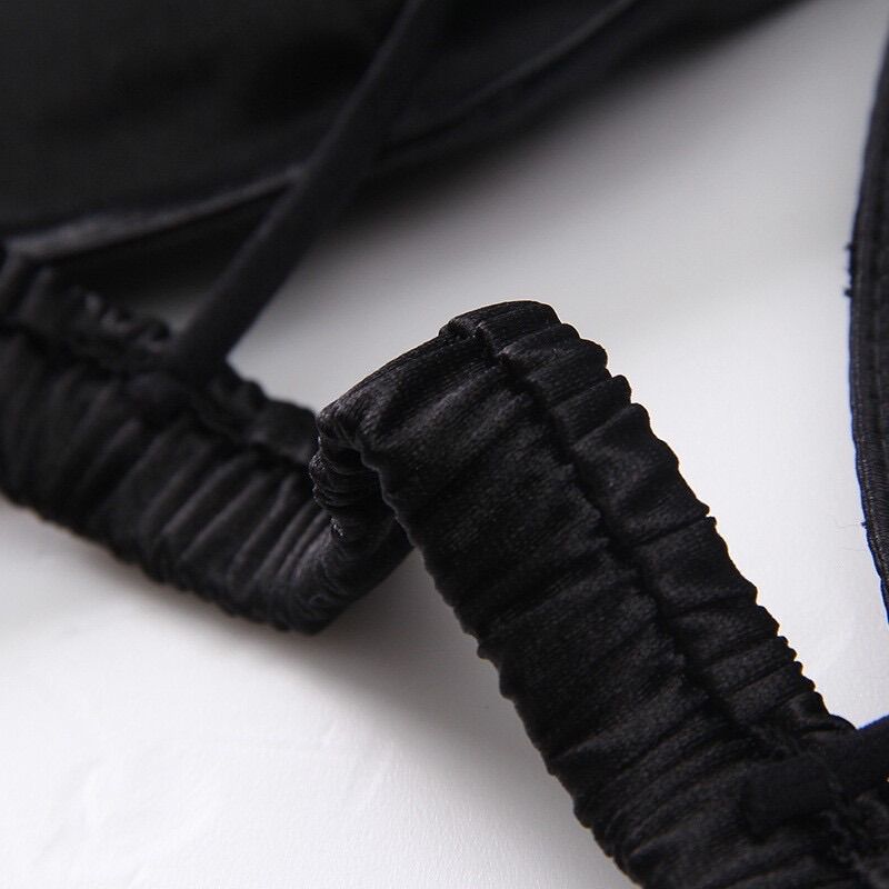 Áo Bra Satin Bóng Trơn Dây Mảnh BR21