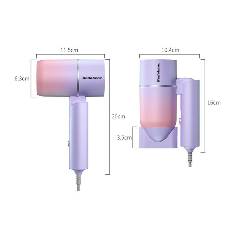 Máy Sấy Tóc Badabenc 2.0 Gập Gọn Công suất 1000w