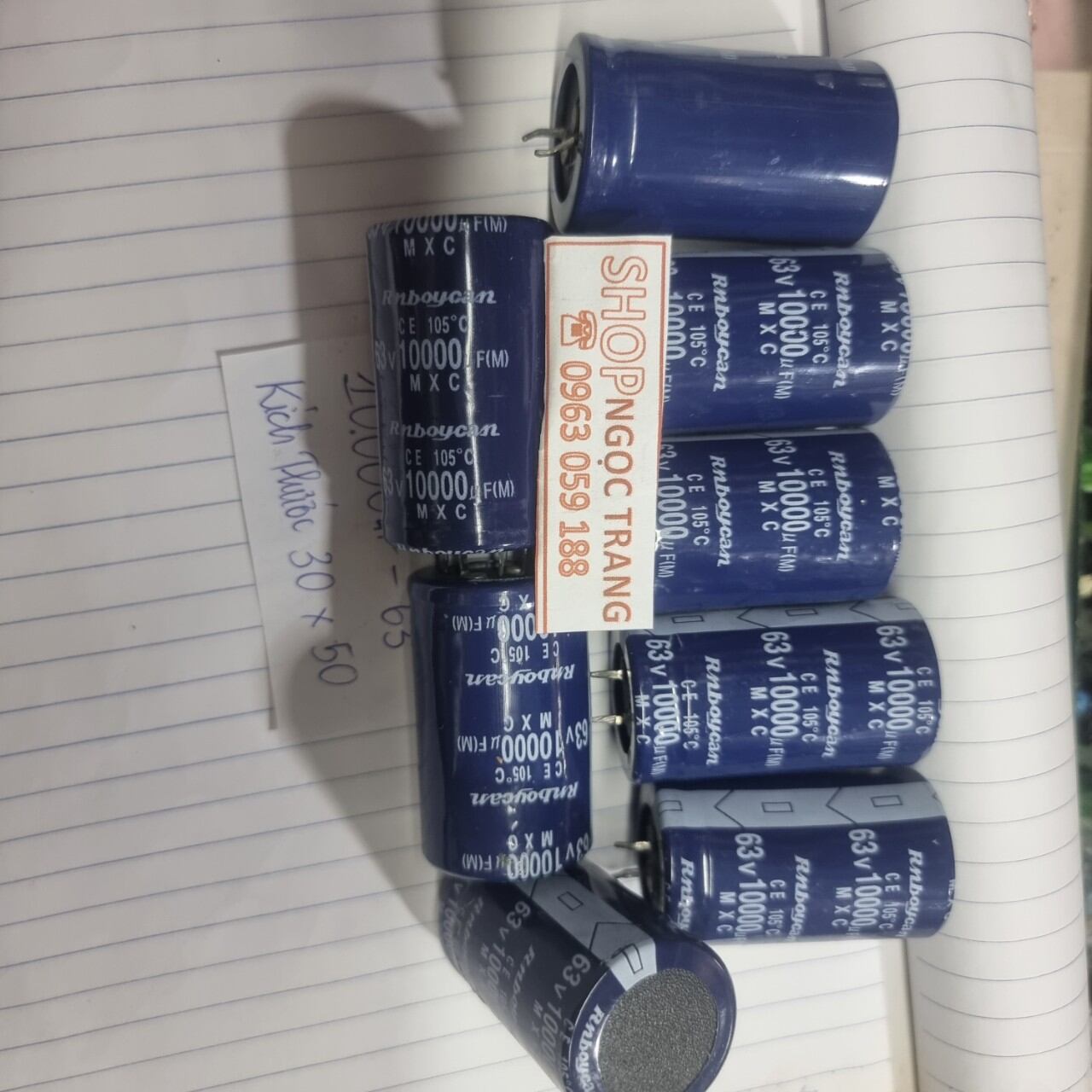 Tụ 10.000 - 63V - Giá 1 Tụ