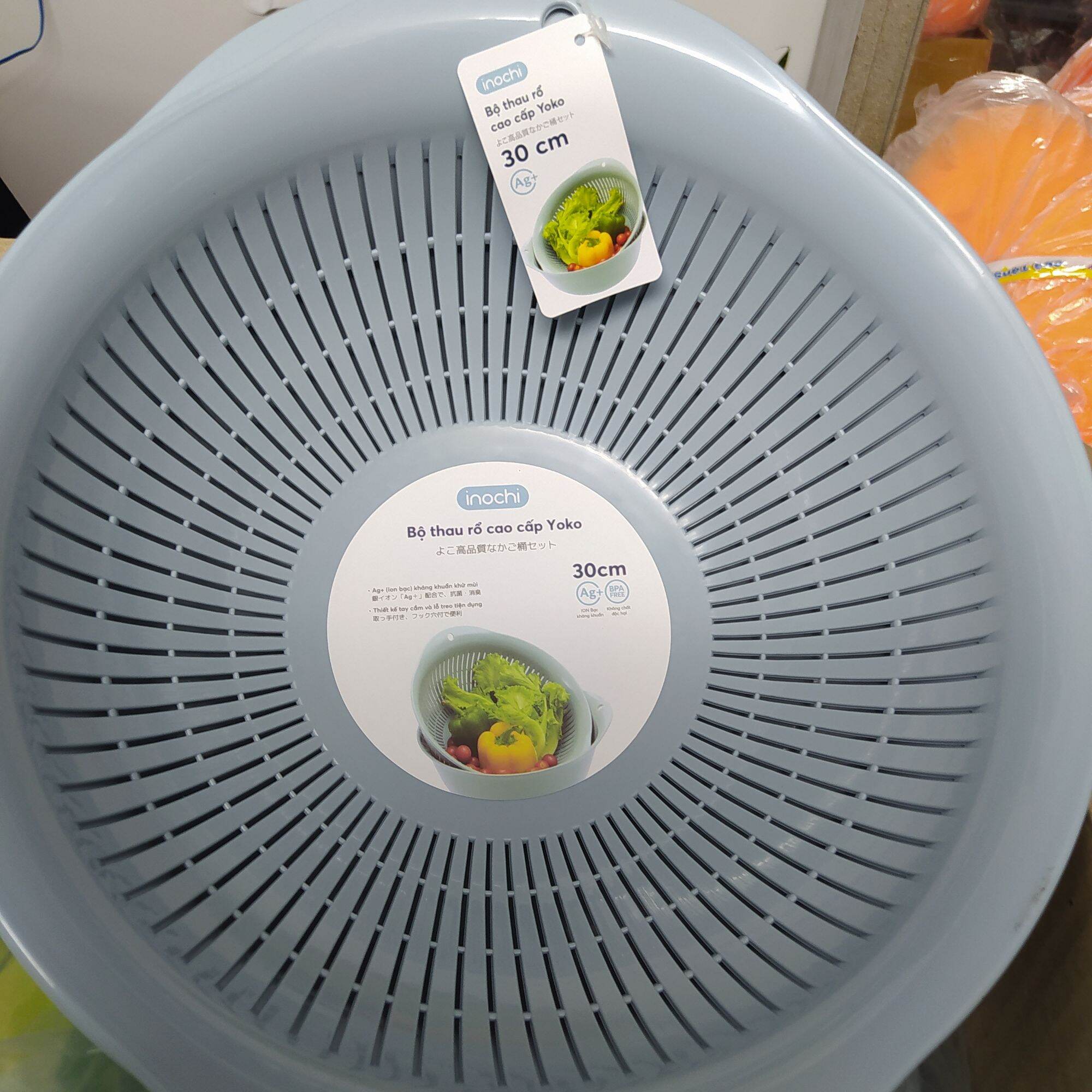 Bộ Thau Rổ Inochi cao cấp 30cm