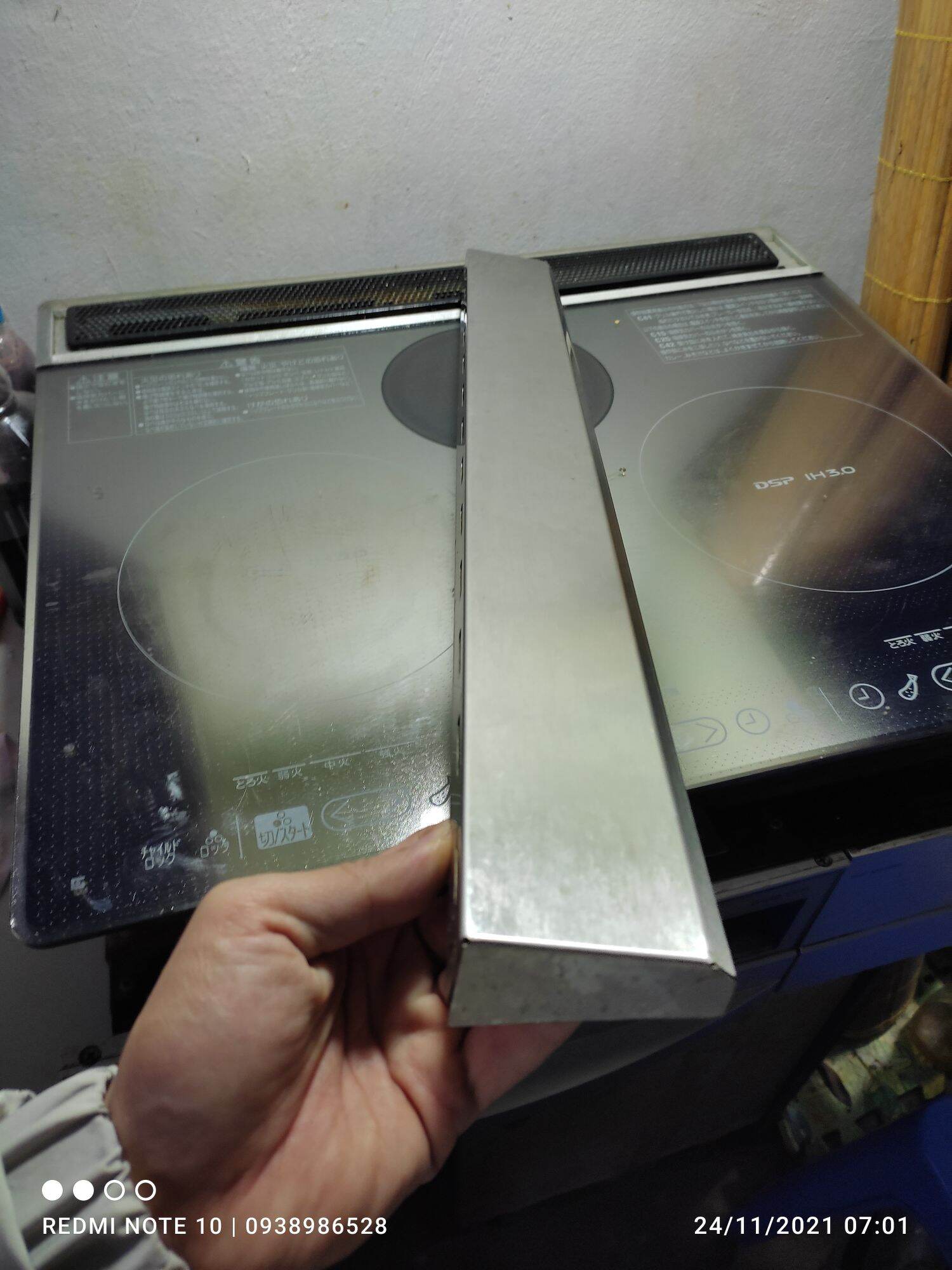 Chắn mỡ inox 304 cho bếp từ nội địa nhật size75