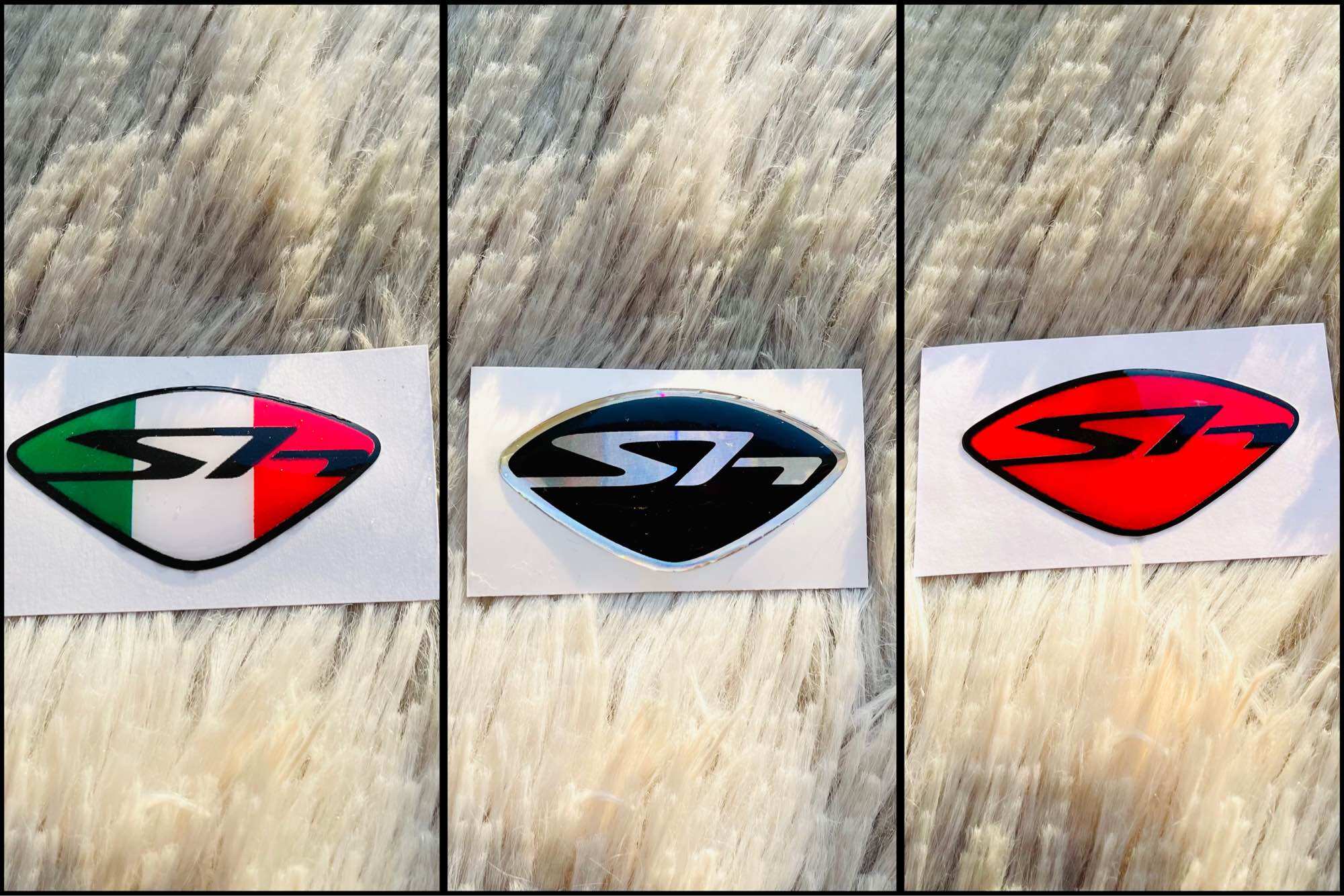 Logo Sh dán mặt nạ trang trí xe.