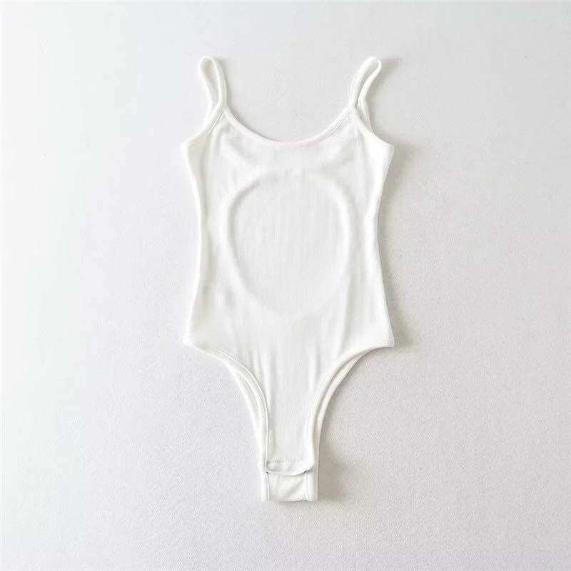 Bodysuit hai dây hở lưng có mút ngực