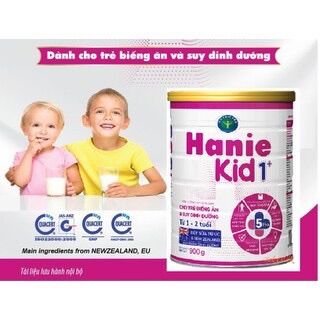 Sữa bột hanikid 1+ 2+ 800gr cho trẻ từ 1-10 tuổi 2024