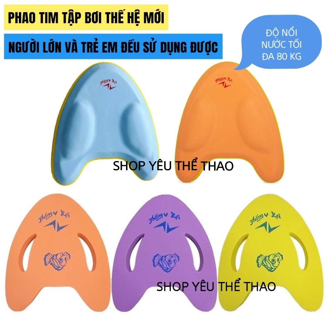 Phao tim tập bơi thắng lợi, phao tập bơi cho bé, phao bơi cho trẻ em và người lớn
