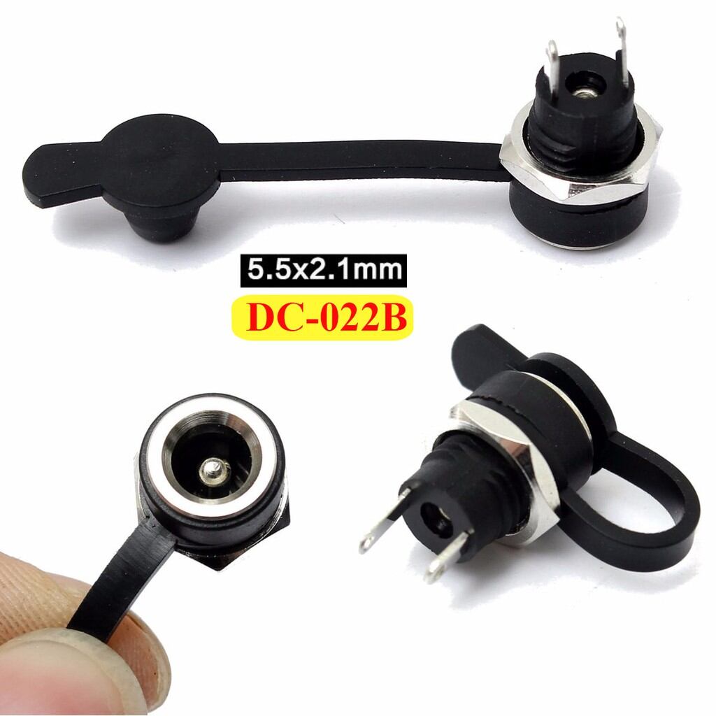 combo 2 Jack sạc DC-022B chuẩn 5.5mm x 2.1mm (Jack DC