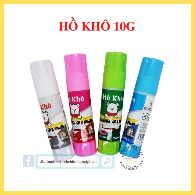 Hồ khô dán giấy định lượng 10g
