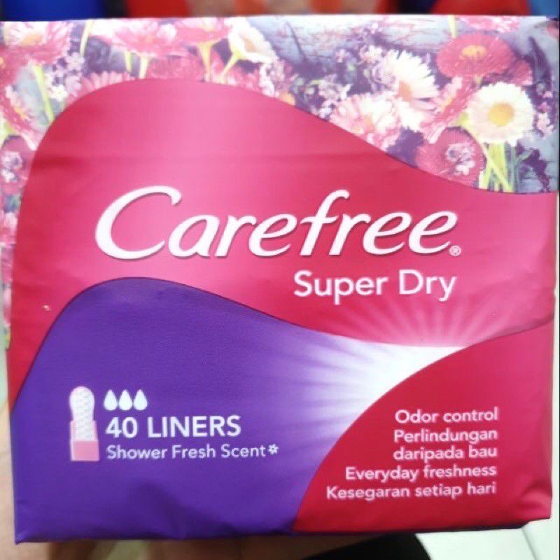 Băng vệ sinh Carefree hằng ngày siêu thấm gói 40 miếng hàng Thái Lan