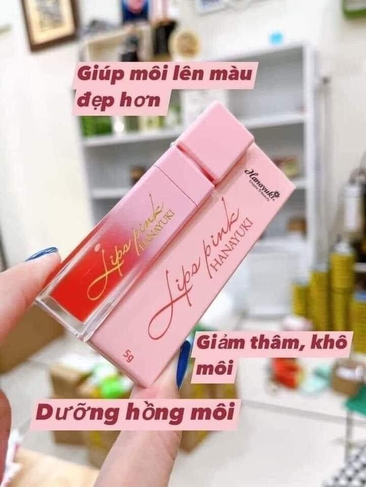 Son dưỡng hồng môi Lips pink hanayuki - Son dưỡng thâm môi hiệu quả