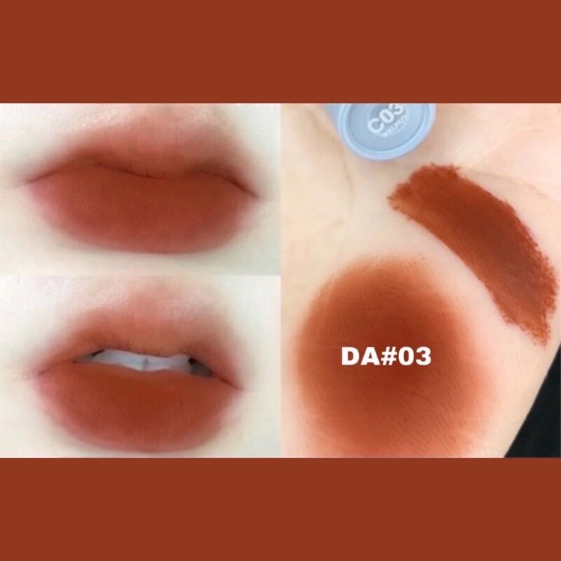 Set 5 Son Kem Lì Danmolu Mềm Mịn Môi Nội địa Trung