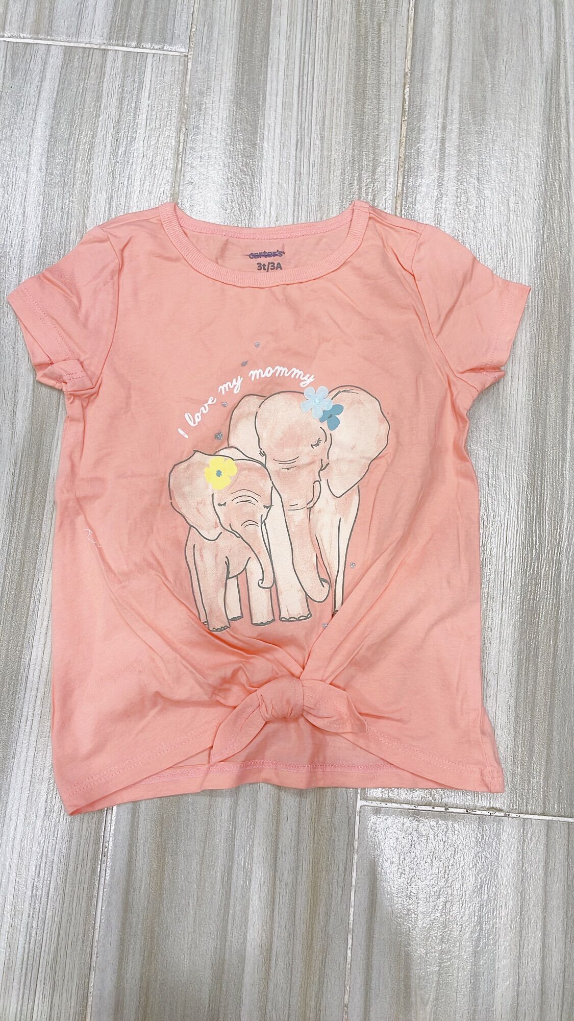 Áo thun cotton xuất dư Carter’s bé gái 2-14T (9-44kg)