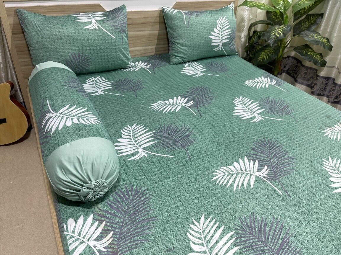 Bộ 4 món drap/ga áo gối THUN LẠNH HÀN QUỐC
