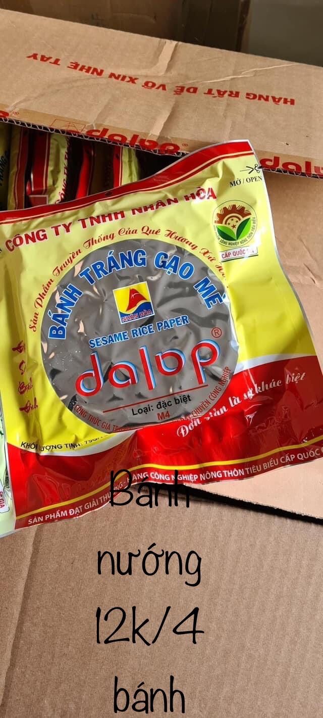 BÁNH Tráng Gạo Mè Nướng