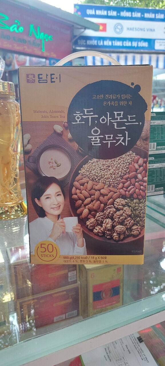 Bột ngũ cốc dinh dưỡng Damtuh Hàn Quốc, hộp 50 gói 18g 900g cam kết hàng