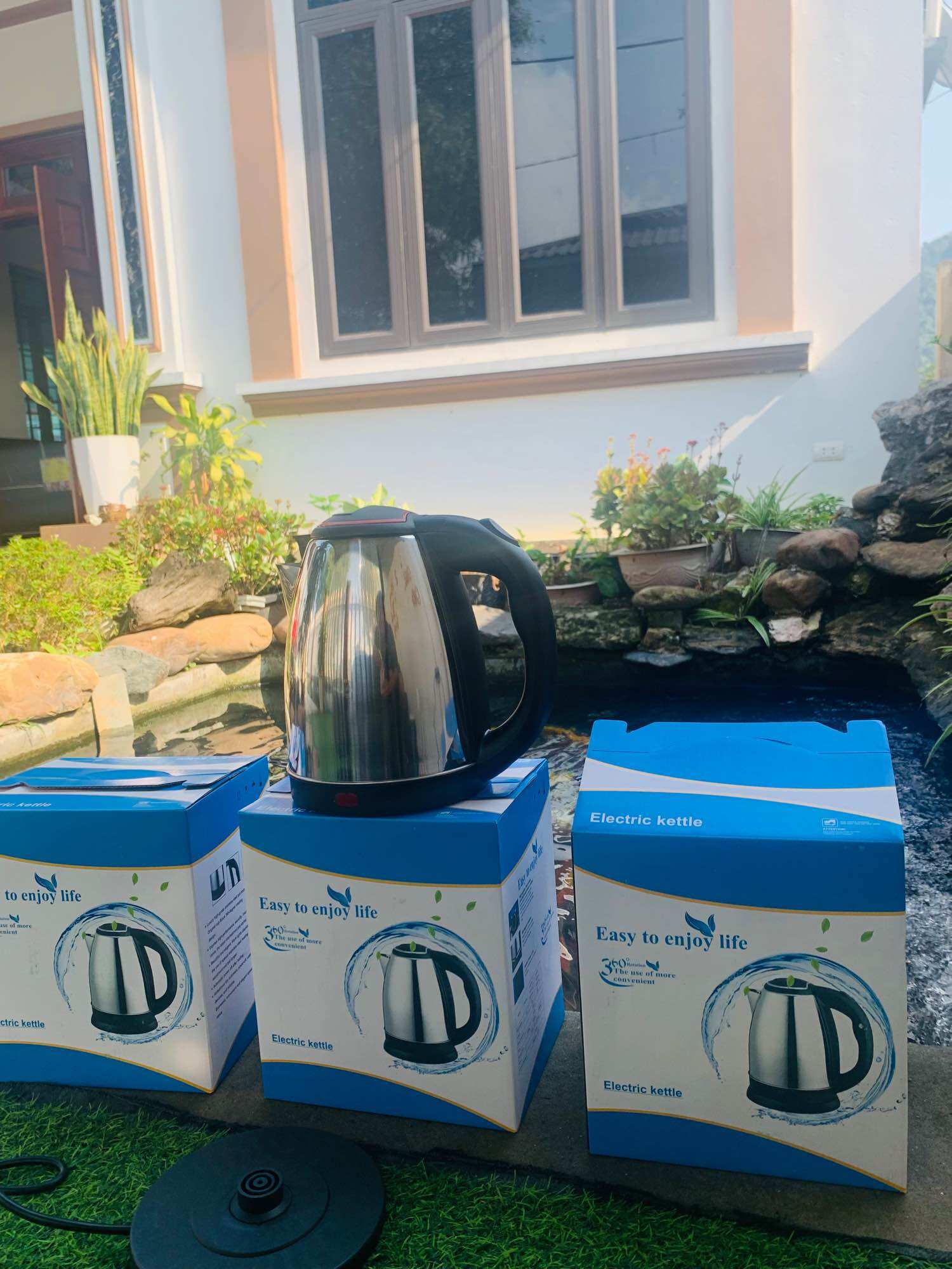 Ấm siêu tốc Inox cao cấp 1.8L [ SẢN XUẤT TẠI VIỆT NAM]  - siêu Rẻ,Bền bỉ