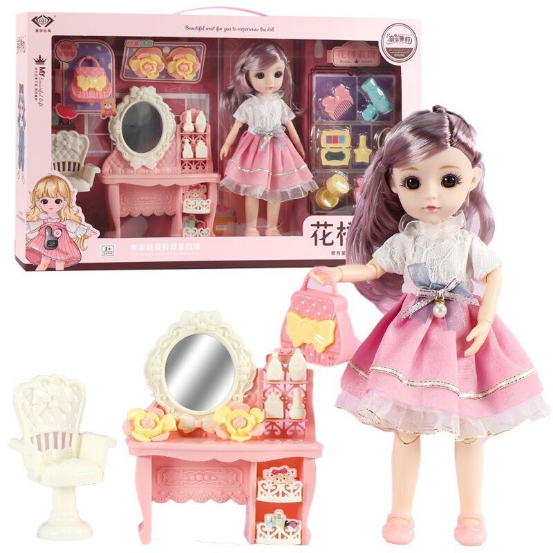 Bộ đồ chơi búp bê cho bé gái từ 3 đến 6 tuổi