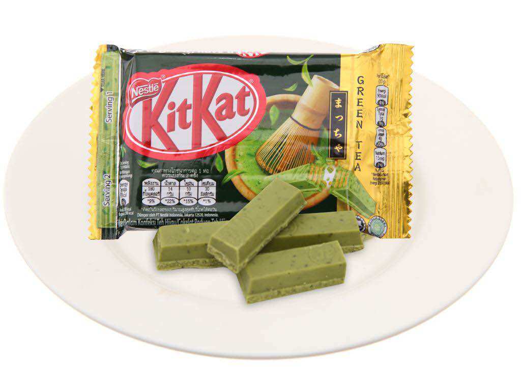 Sô cô la Kit Kat Trà Xanh 4F (34g)