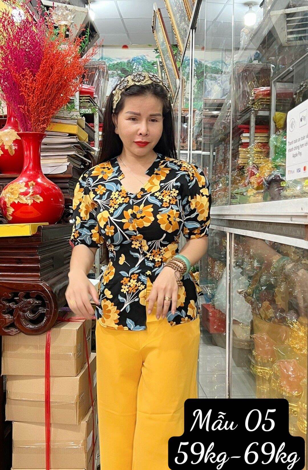 🌞Big Size 57kg-80kg🌞 Áo Lẻ Hoặc Nguyên Bộ Bà Ba Đi Chùa