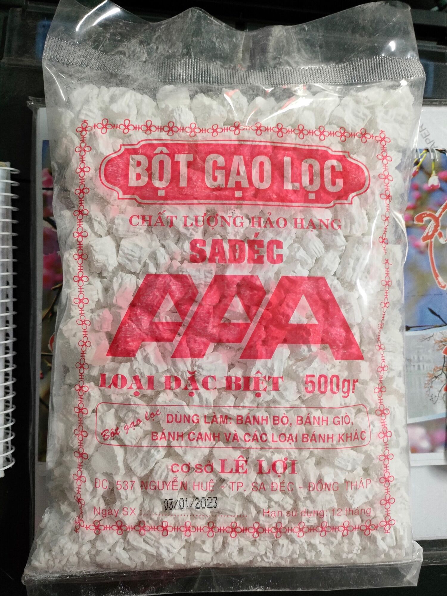 Bột bánh bò đặc sản sadec 500g