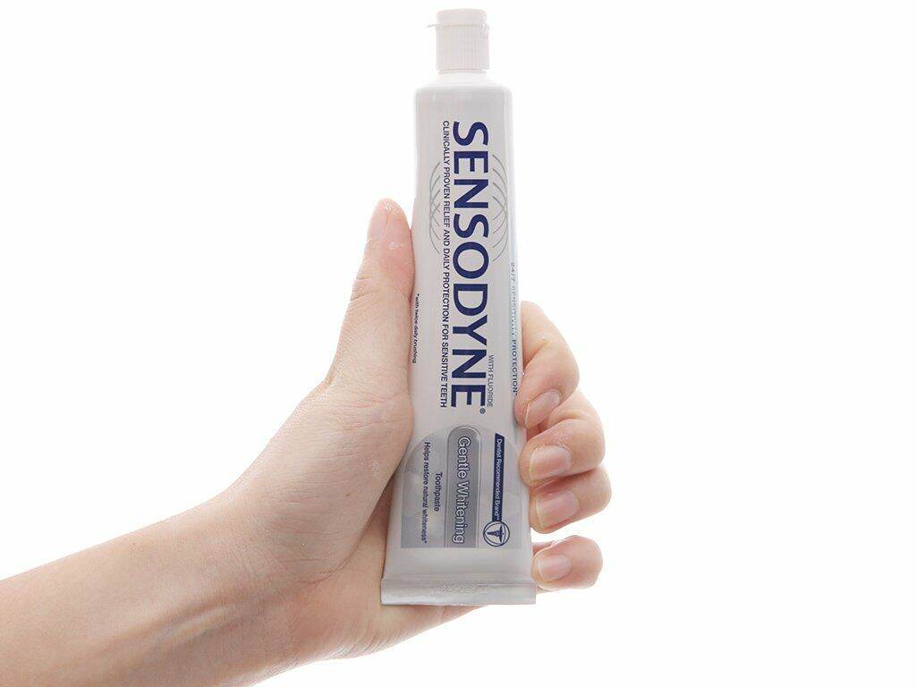 Kem đánh răng sensodyne trắng sắng 100g