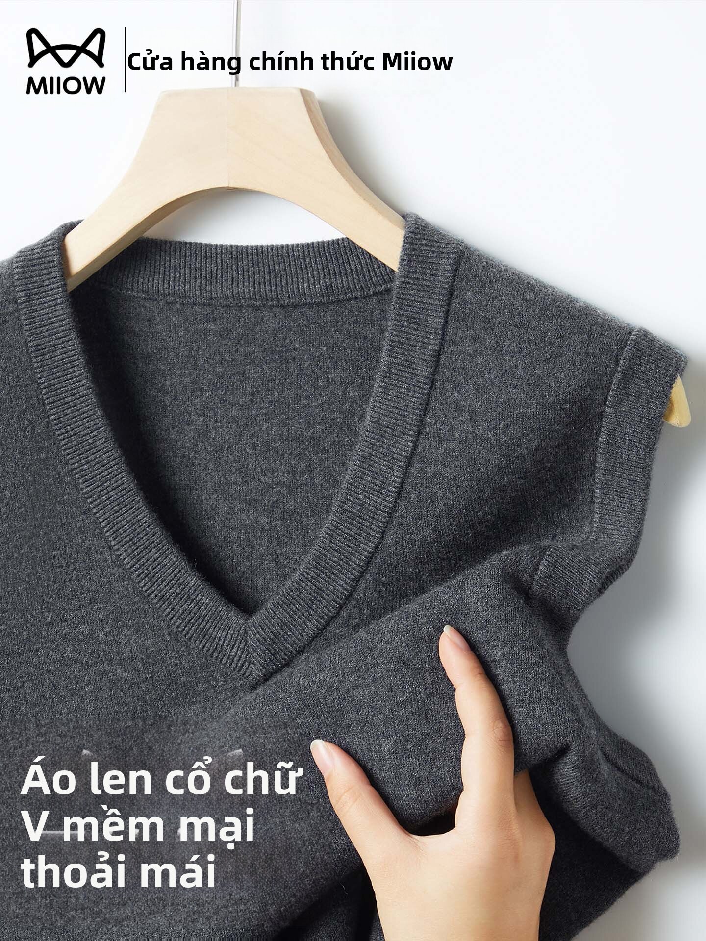 [MiiOW | Men's Autumn Winter V-Neck Knit Sweater,MiiOW | Men's Autumn Winter V-Neck Knit Sweater,] - Thương hiệu MiiOW Giá 1,622,000 Đồng*Miễn phí vận chuyển